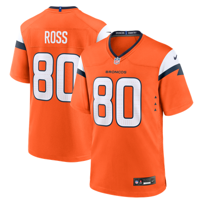 Cam Ross Denver Broncos Nike Team Game Jersey - Orange
