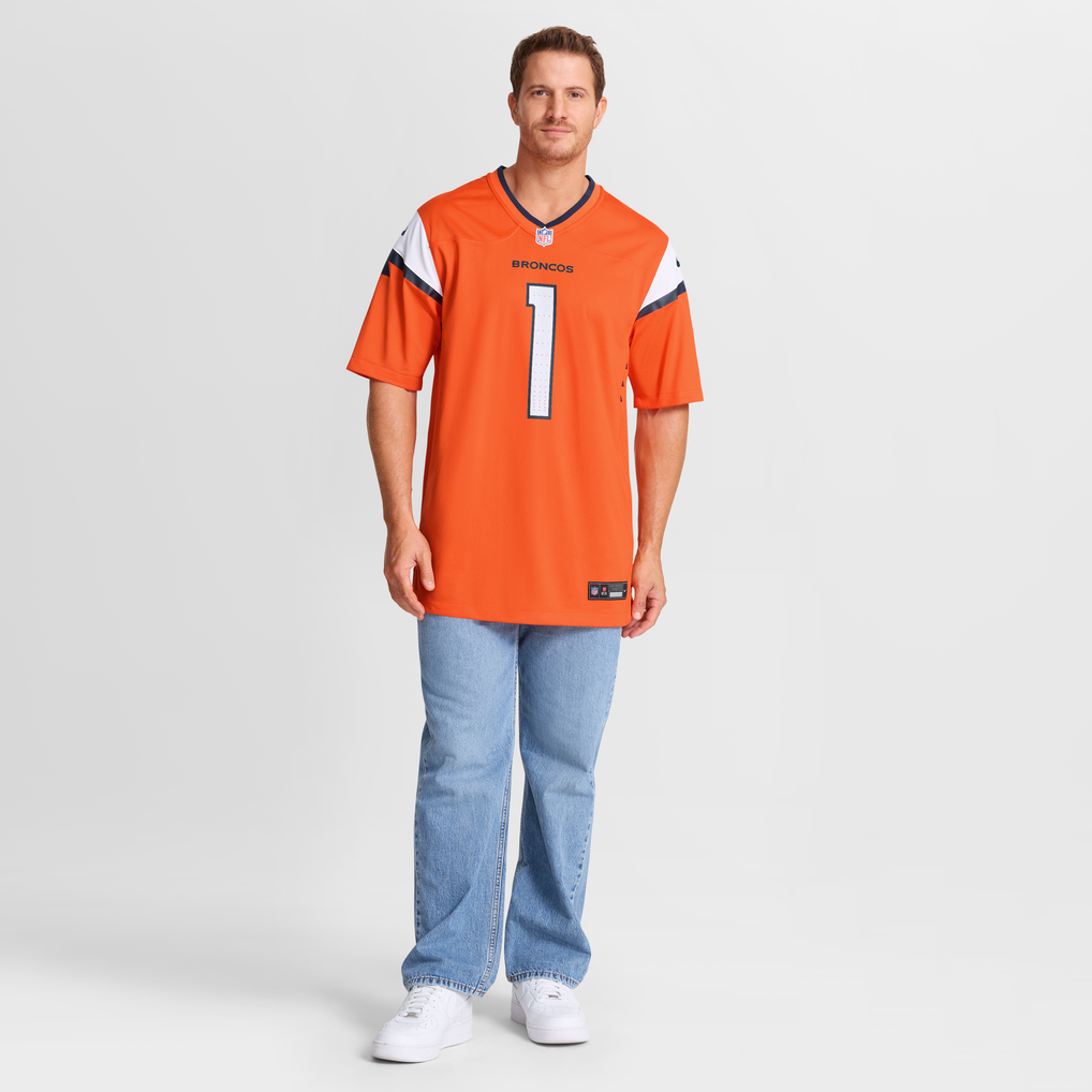 Evan Engram Denver Broncos Nike Team Game Jersey -  Orange