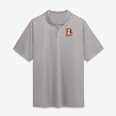  Denver Broncos Nike Heritage Roots Victory Dri-FIT Polo - Gray