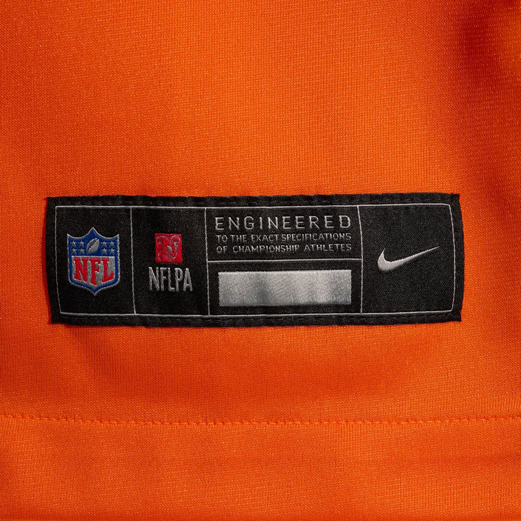 Men's Nike Nate Adkins  Orange Denver Broncos Team Game Jersey