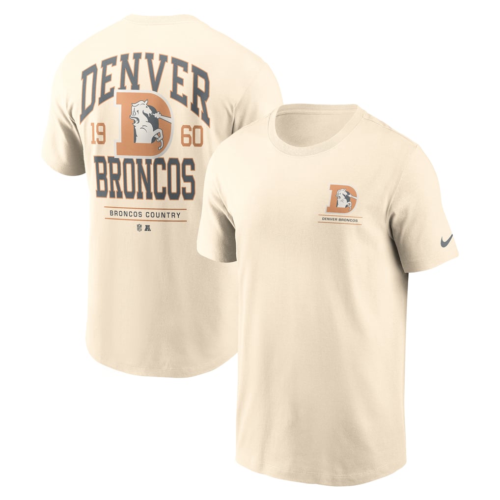 Men's Nike Natural Denver Broncos Freestyle Essential T-Shirt