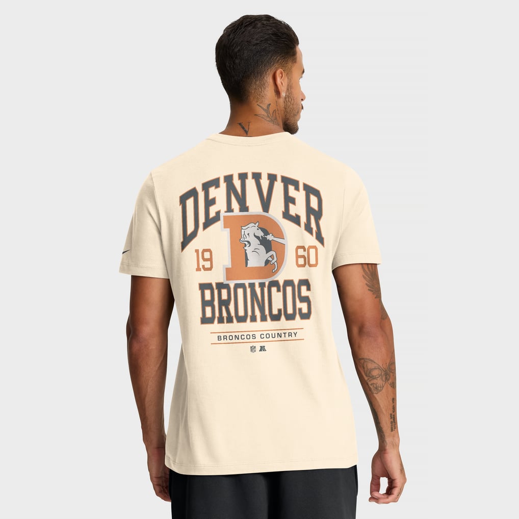 Men's Nike Natural Denver Broncos Freestyle Essential T-Shirt