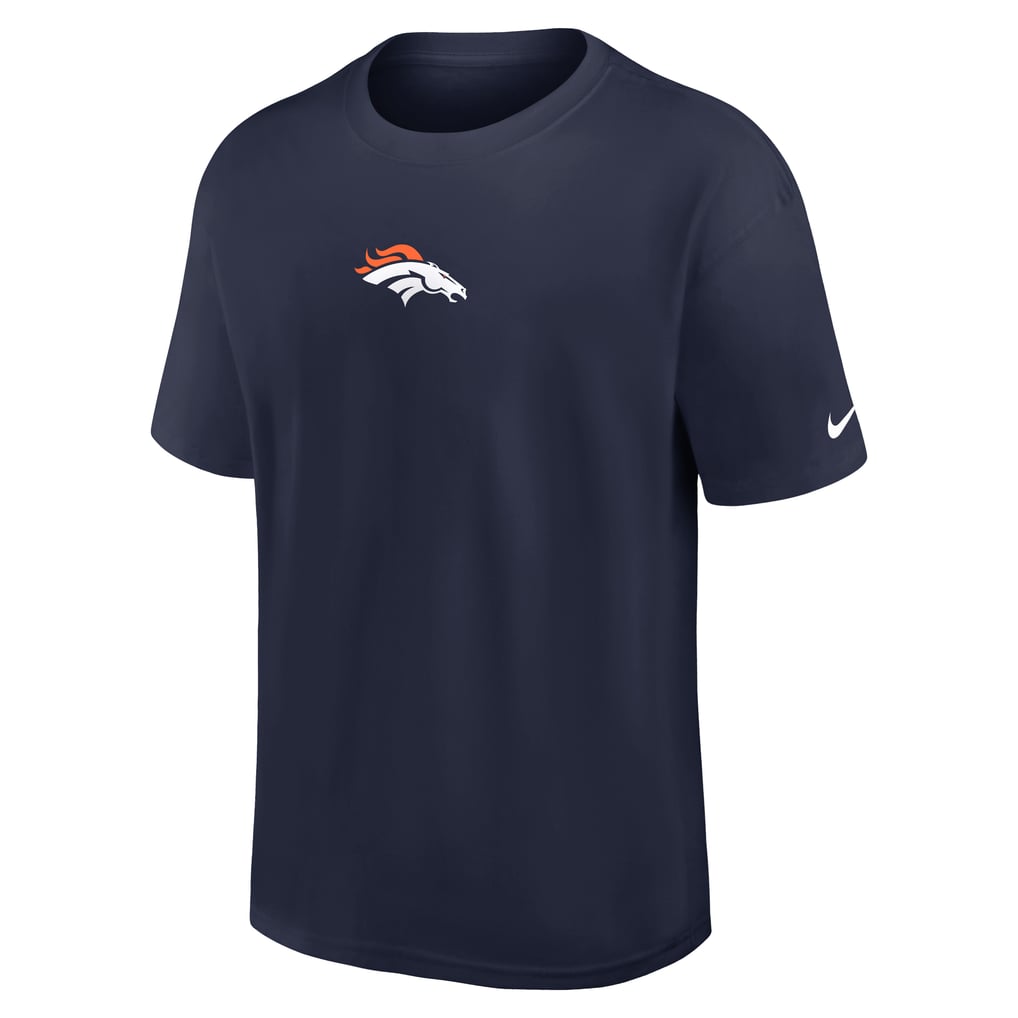 Men's Nike Navy Denver Broncos Dominate The Game Essential Max90 T-Shirt