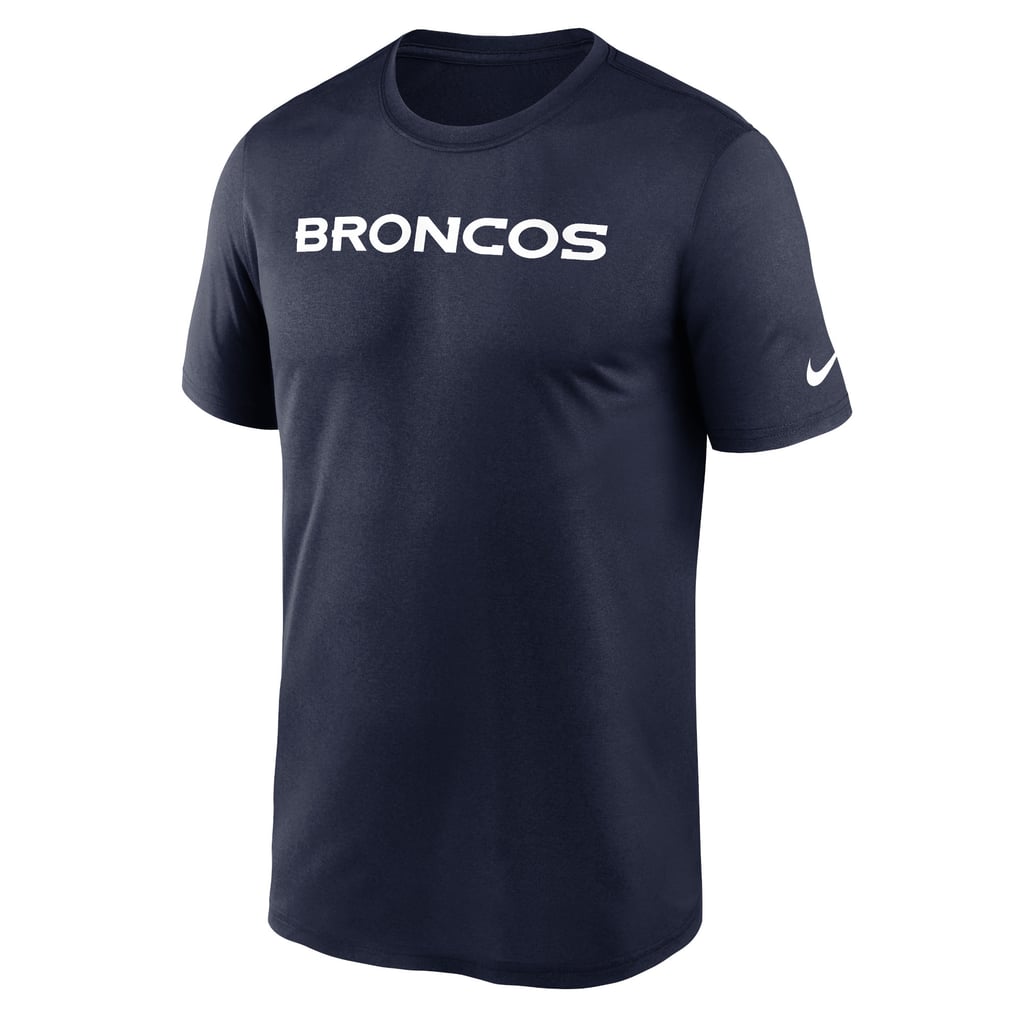 Men's Nike Navy Denver Broncos Primetime Legend Wordmark Dri-FIT T-Shirt