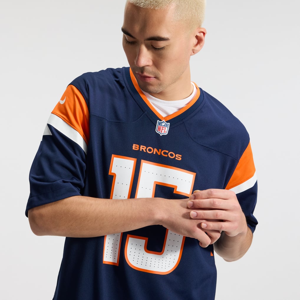 Men's Nike Nik Bonitto  Navy Denver Broncos Alternate Game Jersey