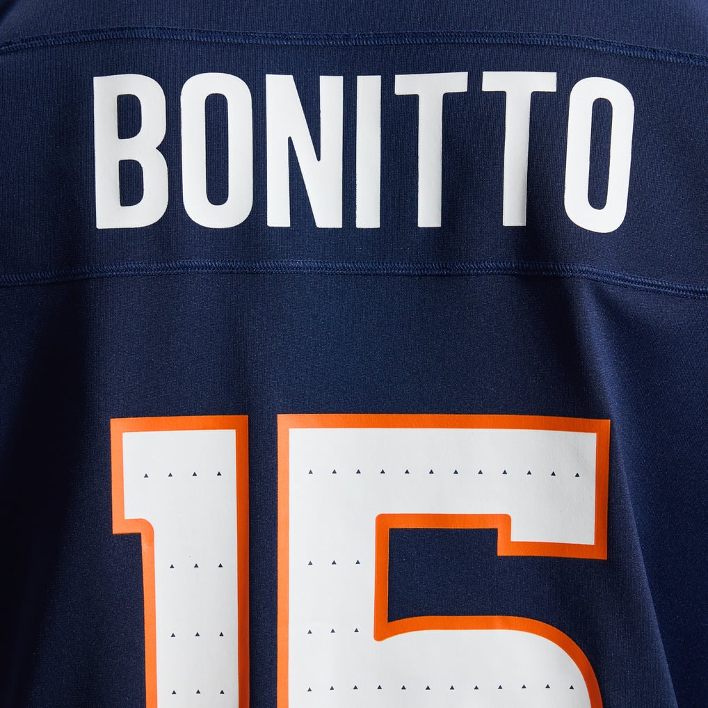 Men's Nike Nik Bonitto  Navy Denver Broncos Alternate Game Jersey