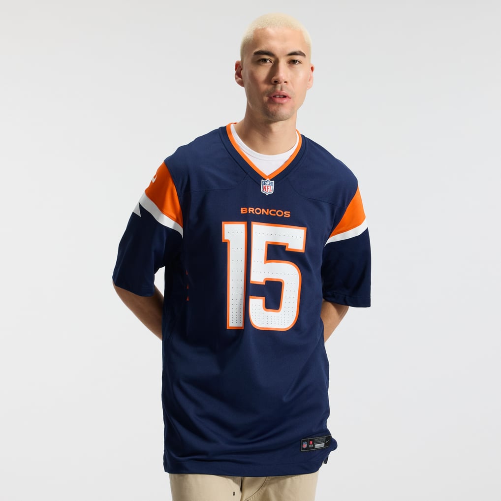 Men's Nike Nik Bonitto  Navy Denver Broncos Alternate Game Jersey