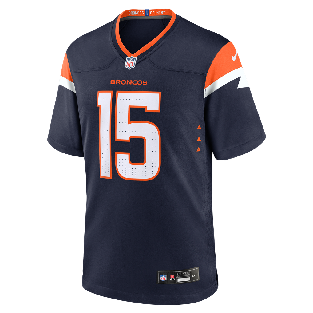 Men's Nike Nik Bonitto  Navy Denver Broncos Alternate Game Jersey