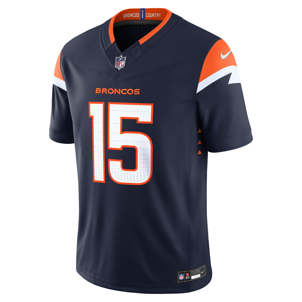 Men's Nike Nik Bonitto Navy Denver Broncos Alternate Vapor F.U.S.E. Stitched Limited Jersey