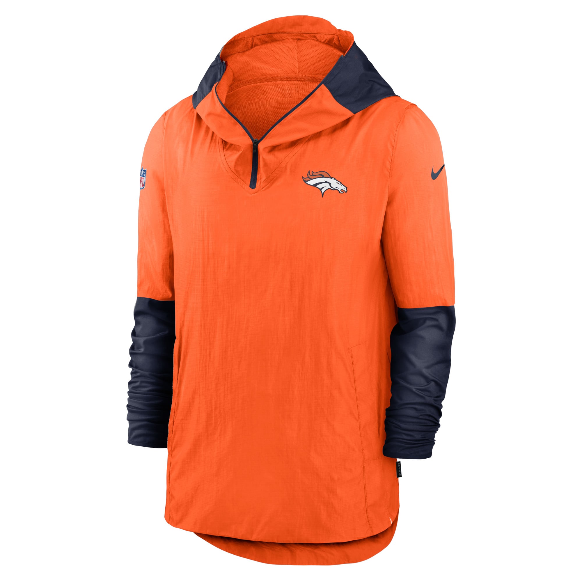 Men's Nike Orange/Navy Denver Broncos Sideline Pregame Player