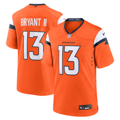 Pat Bryant Denver Broncos Nike Team Game Jersey - Orange