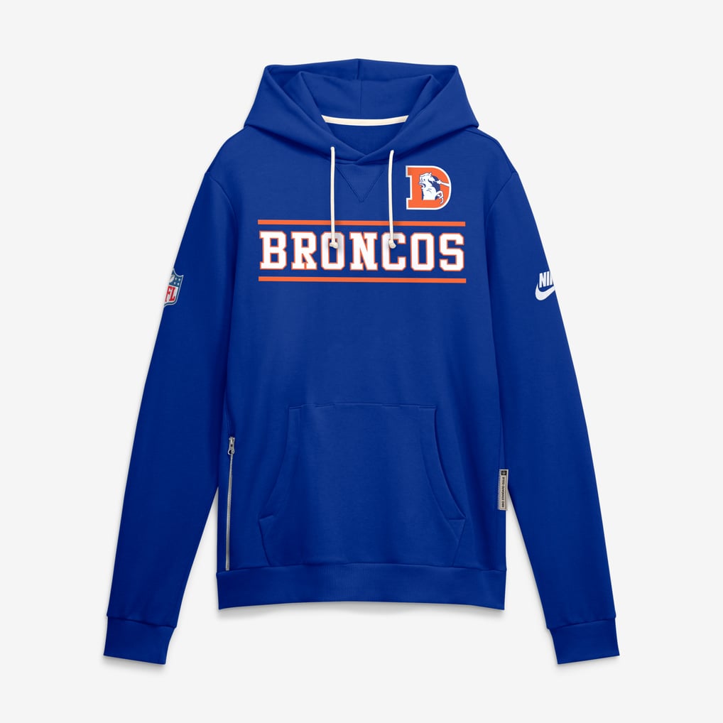 Men's Nike Royal Denver Broncos Standard Issue Replay Officials Alternate Dri-FIT Hoodie