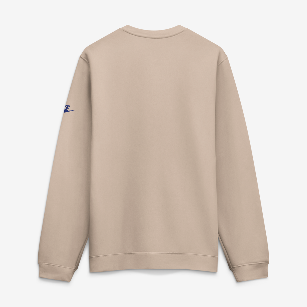 Men's Nike Sand Denver Broncos I-Formation Rewind Club Crew Sweatshirt