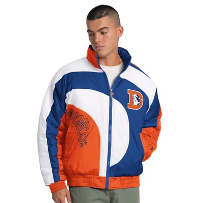 Denver Broncos Pro Player Wave Full-Zip Jacket - White
