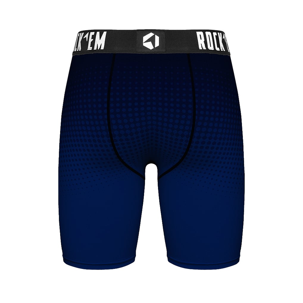 Men's Rock Em Socks  Navy Denver Broncos Two-Pack Mascot Slogan Boxer Briefs
