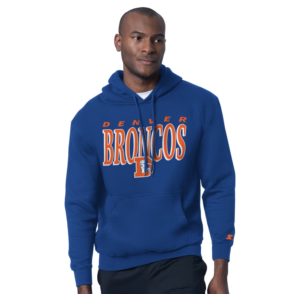 Men's Starter  Royal Denver Broncos Vintage Logo Hoodie & T-Shirt Combo Pack