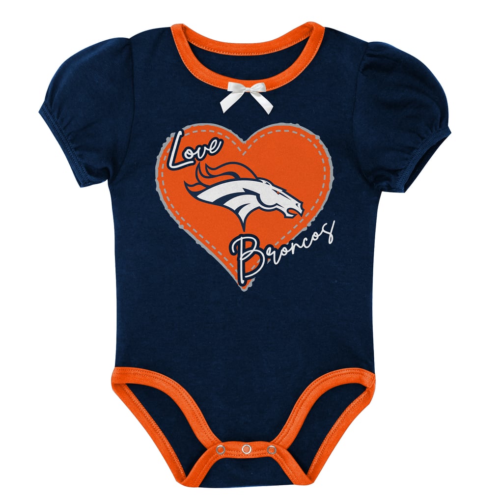 Newborn & Infant Outerstuff Orange/Navy Denver Broncos Star Power Two-Piece Bodysuit Set