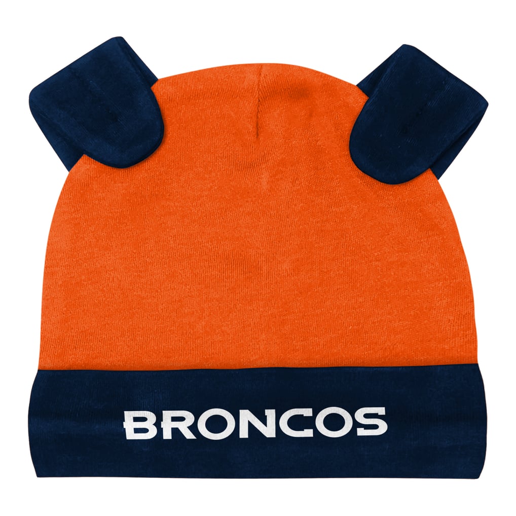 Newborn Outerstuff Heather Gray Denver Broncos Huddles & Giggles 3-Piece Pant and Hat Set