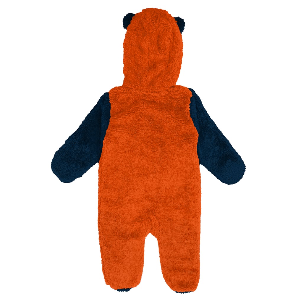 Newborn Outerstuff  Orange Denver Broncos Teddy Fleece Bunting Full-Zip Sleeper