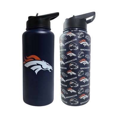 Denver Broncos Pegasus Game Day Duo 41oz. Stainless Steel Water Bottle Set