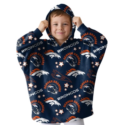 Denver Broncos Pegasus Victory Pennant Ultra Soft Youth Fan Cape