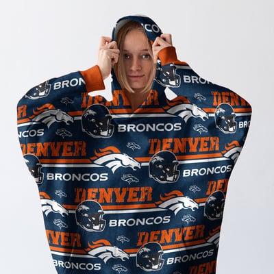 Denver Broncos Pegasus Wave Ultra Soft Fan Cape