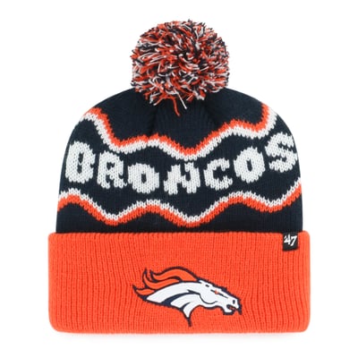  Denver Broncos '47 Preschool Squiggle Script Cuffed Knit Hat - Navy