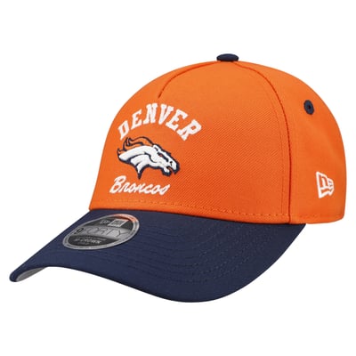 Denver Broncos New Era Preschool Arch 9FORTY A-Frame M-Crown Adjustable Hat - Orange