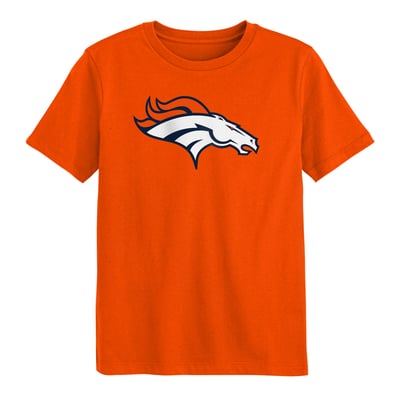  Denver Broncos Outerstuff Preschool Primary Logo T-Shirt - Orange