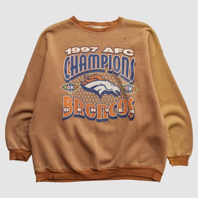Super Bowl XXXII Tultex 1997 Pullover Sweatshirt - Clay - XL by Fanatics Real Vintage