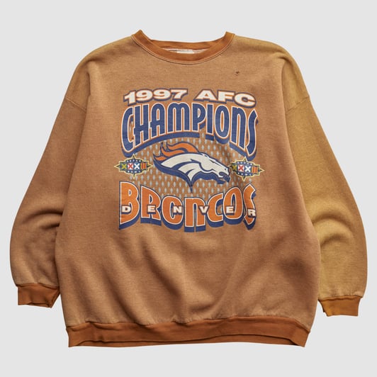 Super Bowl XXXII Tultex 1997 Pullover Sweatshirt - Clay - XL by Fanatics Real Vintage