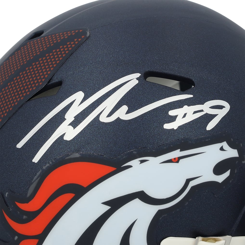 Talanoa Hufanga Denver Broncos Autographed Riddell Speed Mini Helmet
