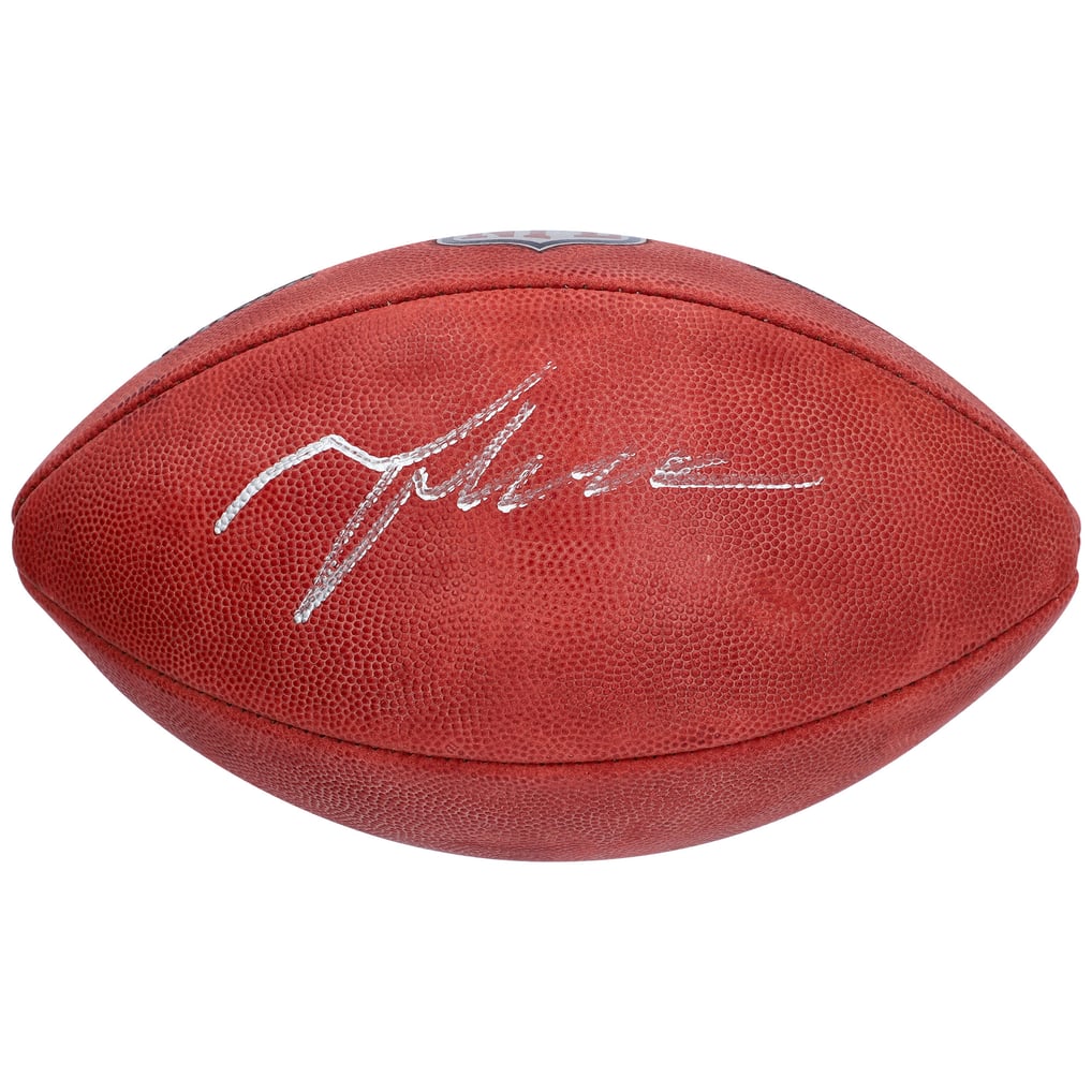 Talanoa Hufanga Denver Broncos Autographed Wilson Duke Full Color Football