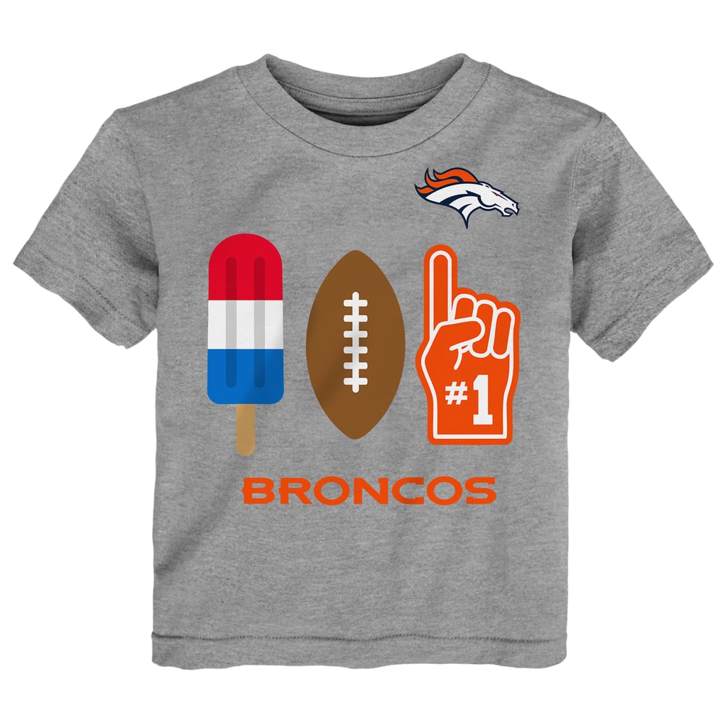 Toddler  Heather Gray Denver Broncos Americana Pop T-Shirt