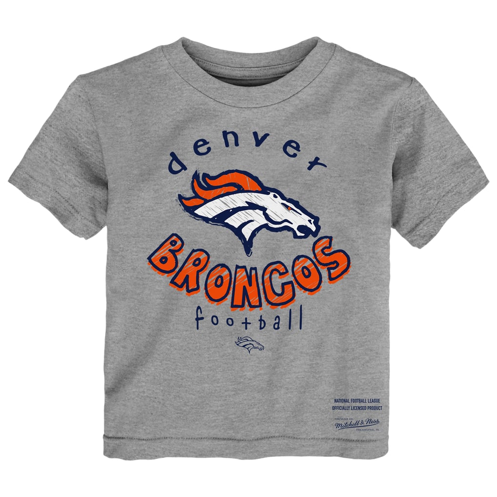 Toddler Mitchell & Ness  Navy/Gray Denver Broncos Two-Pack Sketched Up T-Shirt Set