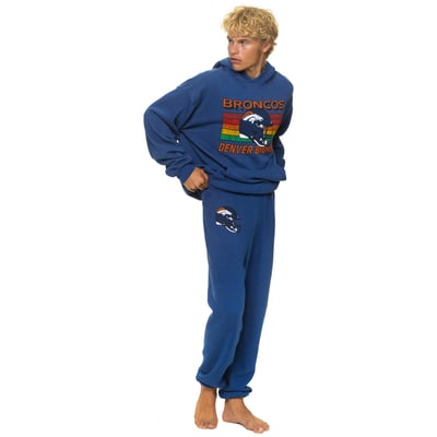 Denver Broncos Aviator Nation Unisex Tri-Blend Sweatpants - Navy
