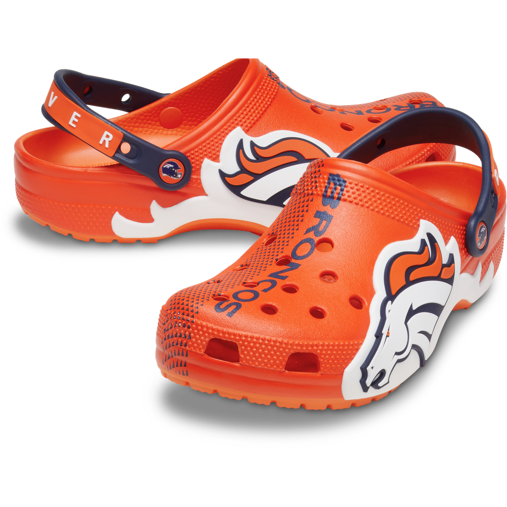 Unisex Crocs  Orange Denver Broncos Classic Clog