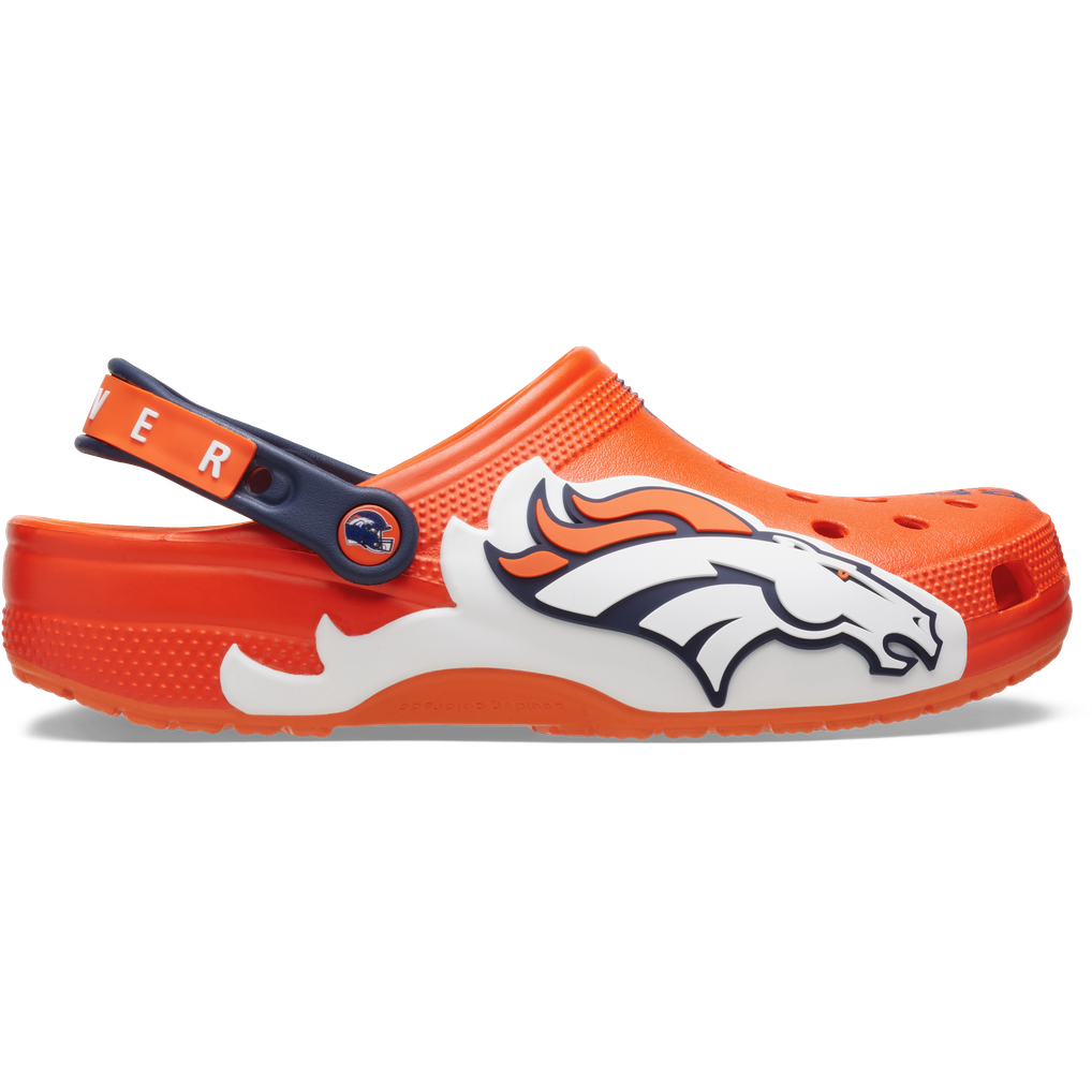 Unisex Crocs  Orange Denver Broncos Classic Clog