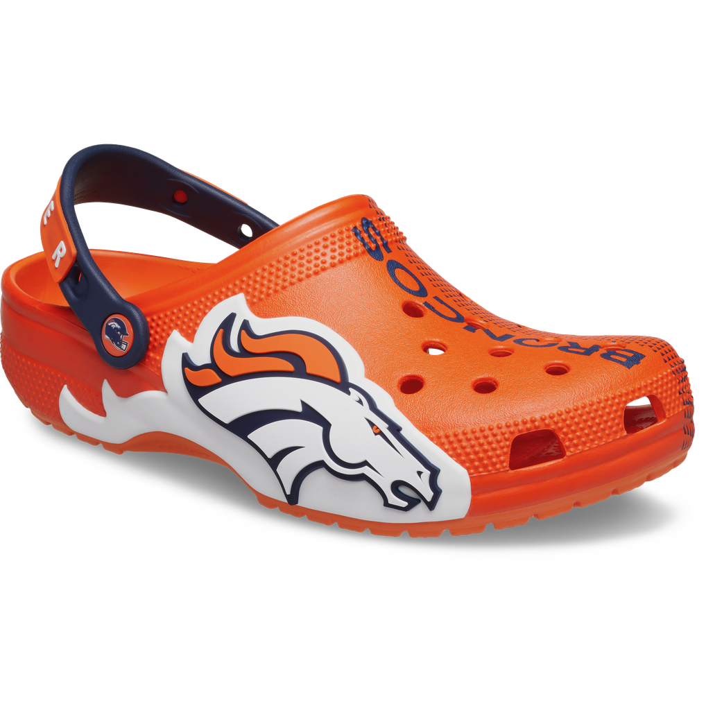 Unisex Crocs  Orange Denver Broncos Classic Clog