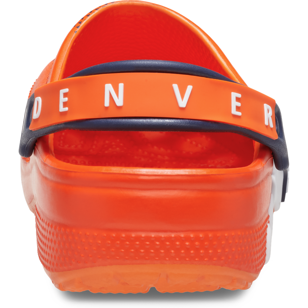 Unisex Crocs  Orange Denver Broncos Classic Clog
