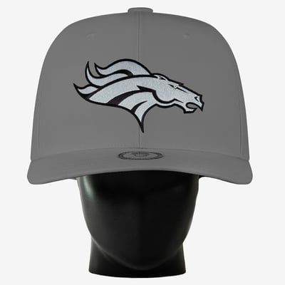 Denver Broncos Noggin Boss Unisex Big Hat - Gray
