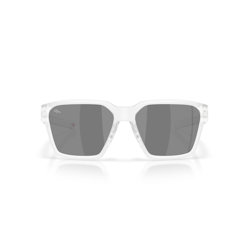 Unisex Oakley Denver Broncos Briza Matte Clear Sunglasses with Prizm Black Polarized Lenses