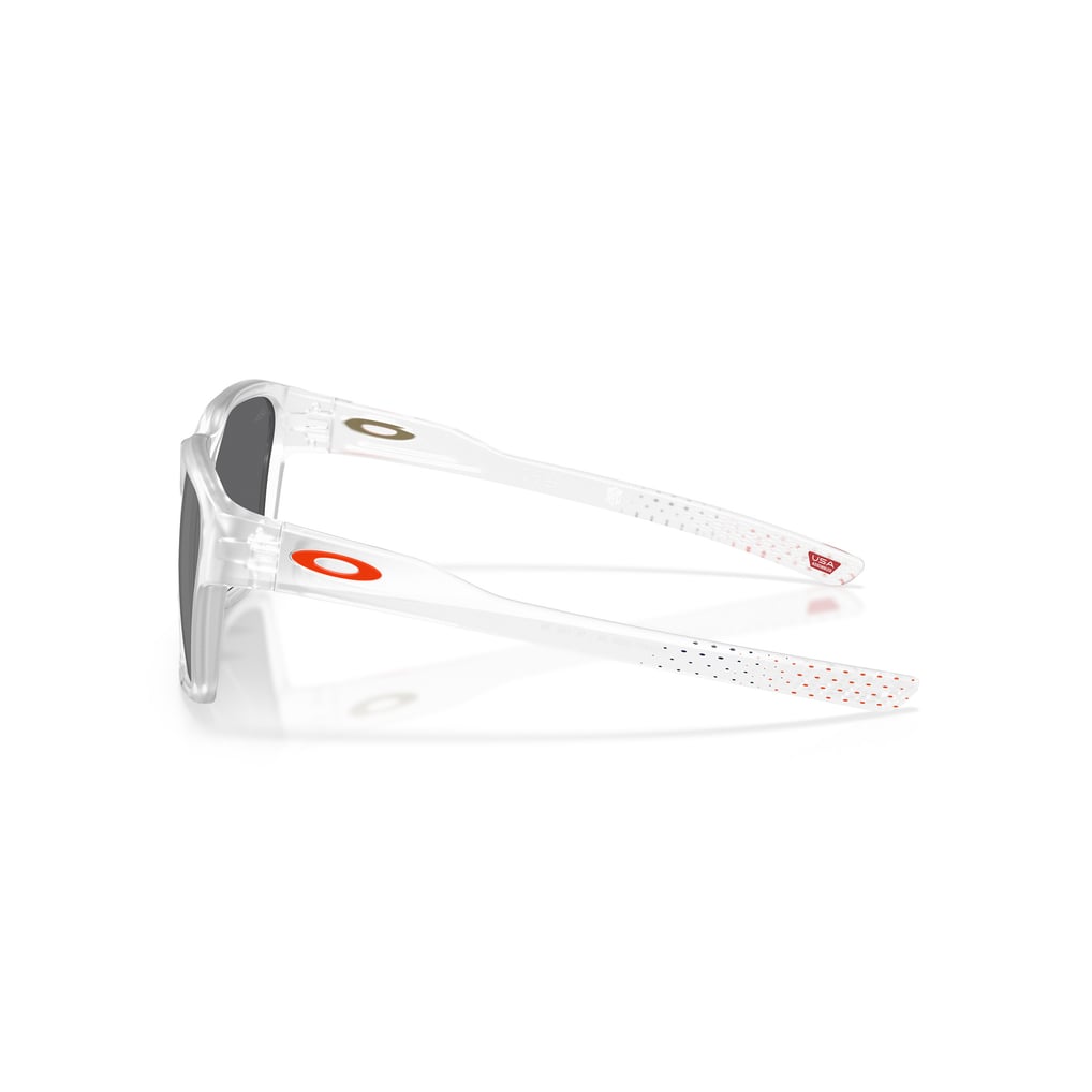 Unisex Oakley Denver Broncos Briza Matte Clear Sunglasses with Prizm Black Polarized Lenses