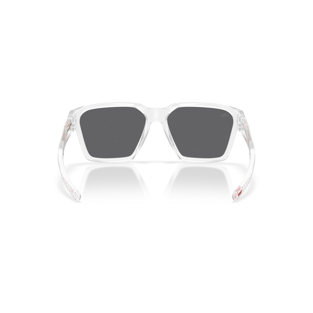 Unisex Oakley Denver Broncos Briza Matte Clear Sunglasses with Prizm Black Polarized Lenses