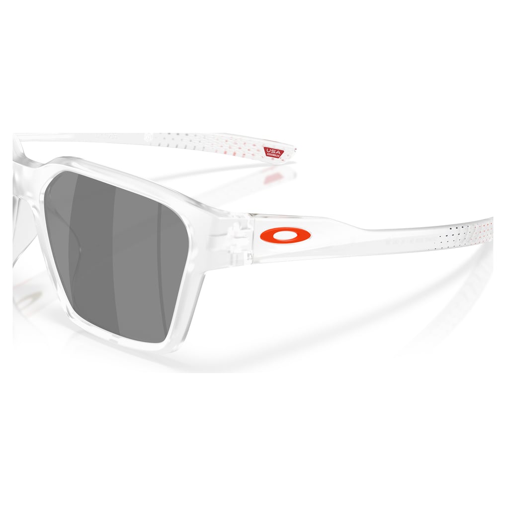 Unisex Oakley Denver Broncos Briza Matte Clear Sunglasses with Prizm Black Polarized Lenses