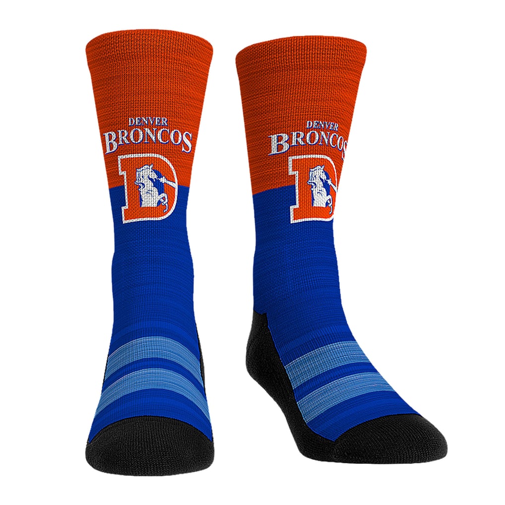  Denver Broncos Rock Em Unisex Throwback Three-Pack Crew Sock Set - 