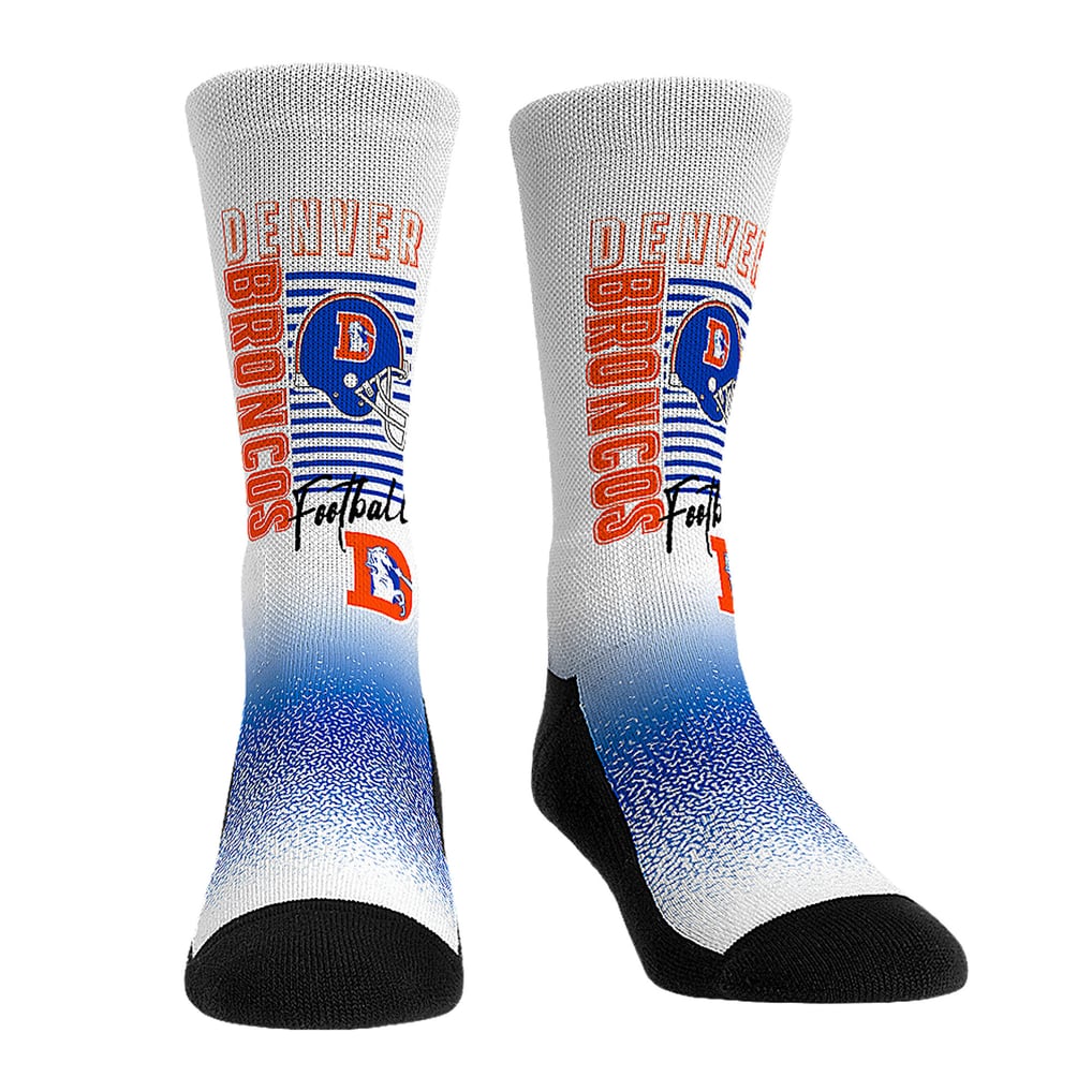  Denver Broncos Rock Em Unisex Throwback Three-Pack Crew Sock Set - 