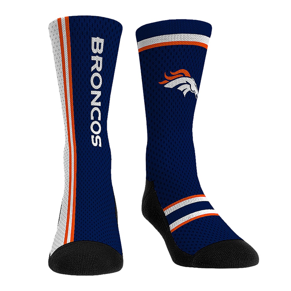 Unisex Rock Em  Navy Denver Broncos Fan Favorite Three-Pack Crew Sock Set