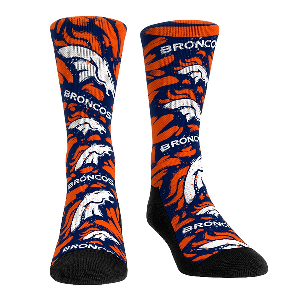 Unisex Rock Em  Navy Denver Broncos Fan Favorite Three-Pack Crew Sock Set
