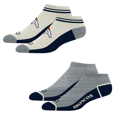  Denver Broncos Starter Unisex Two-Pack Double Play Ankle Socks